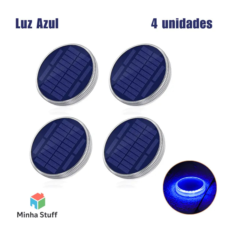 Kit de 4 Luminárias Solares GroundLight - STUFF