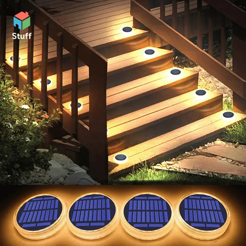 Kit de 4 Luminárias Solares GroundLight - STUFF