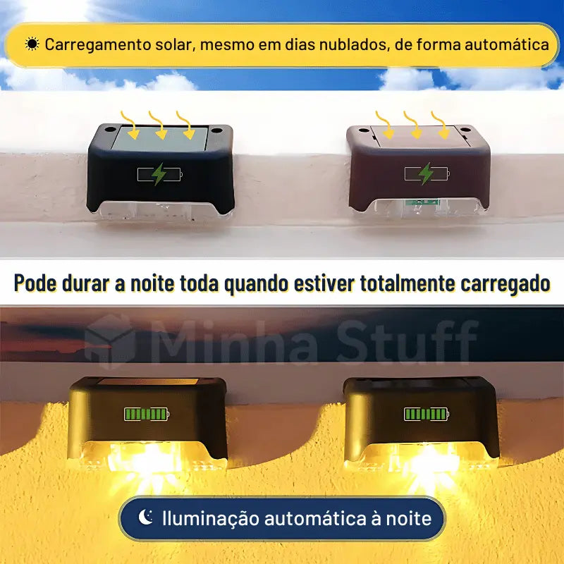Kit Luminária Solar StepLight - STUFF