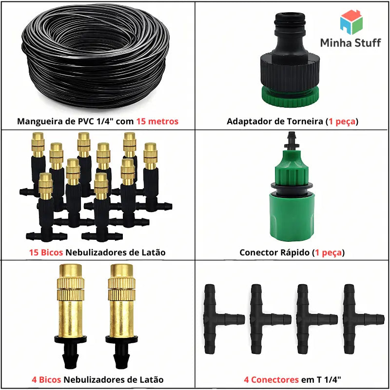 Kit de Irrigação Nebulizadora HydroMist - STUFF