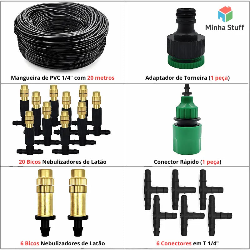 Kit de Irrigação Nebulizadora HydroMist - STUFF