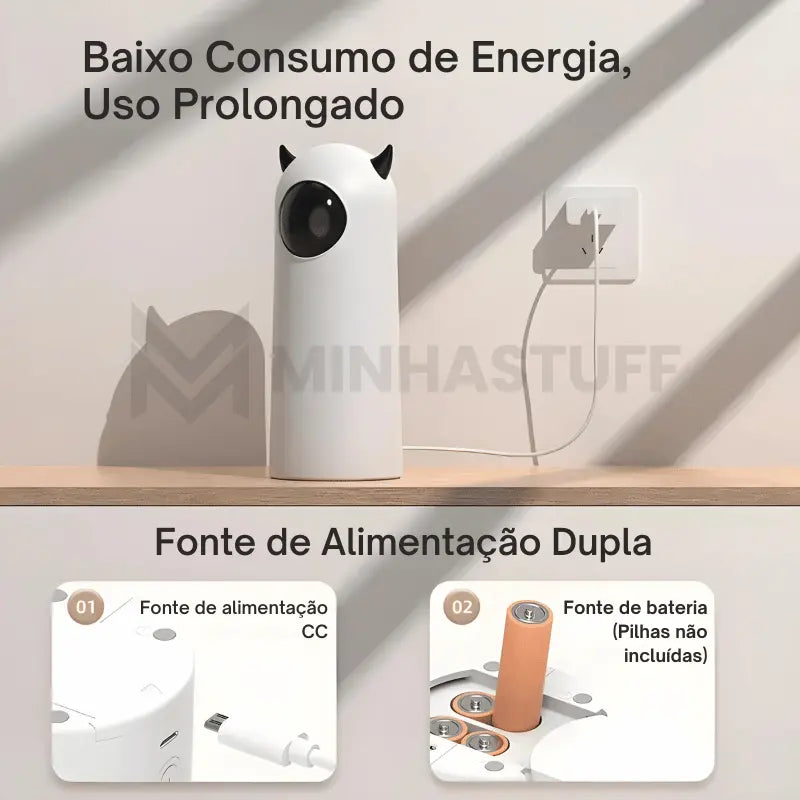 Laser Interativo Inteligente Automático para Gatos - STUFF