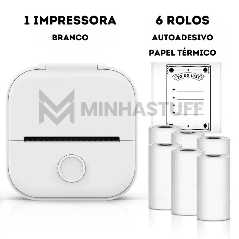 Mini Impressora Térmica Portátil - STUFF