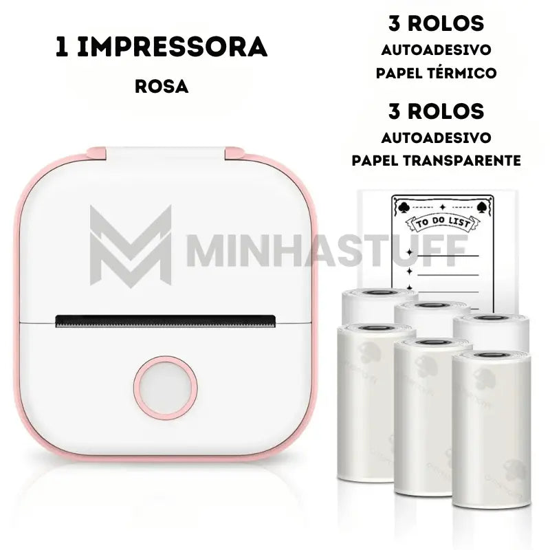 Mini Impressora Térmica Portátil - STUFF