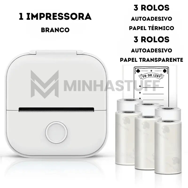 Mini Impressora Térmica Portátil - STUFF