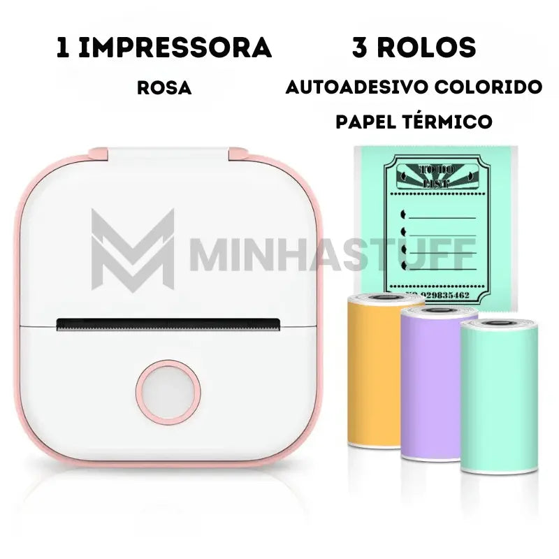 Mini Impressora Térmica Portátil - STUFF