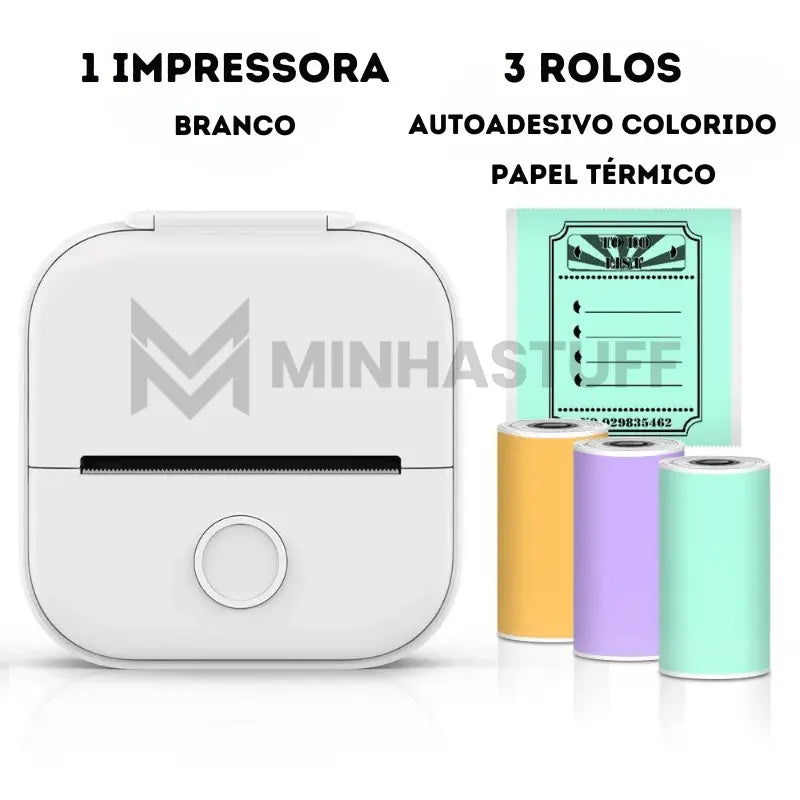 Mini Impressora Térmica Portátil - STUFF