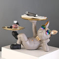 Escultura Bulldog Francês Glamour - STUFF - Minhastuff